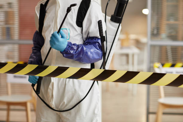 Professional Biohazard technician working in Oak Hill, OH